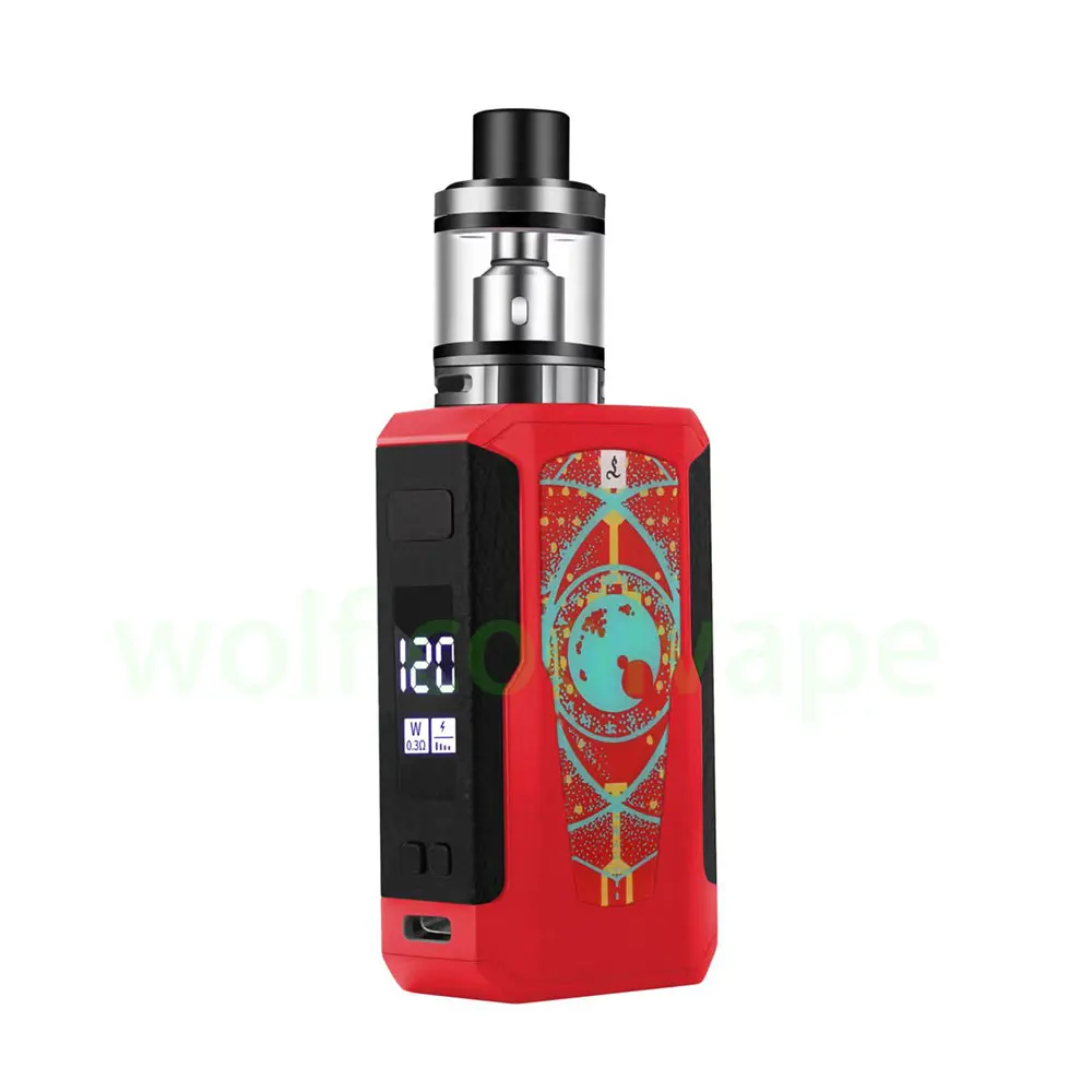 Vape Battery 18650 - Wolfcoolvape'dan 120W Buharlaştırıcı Vape Mod Kiti
