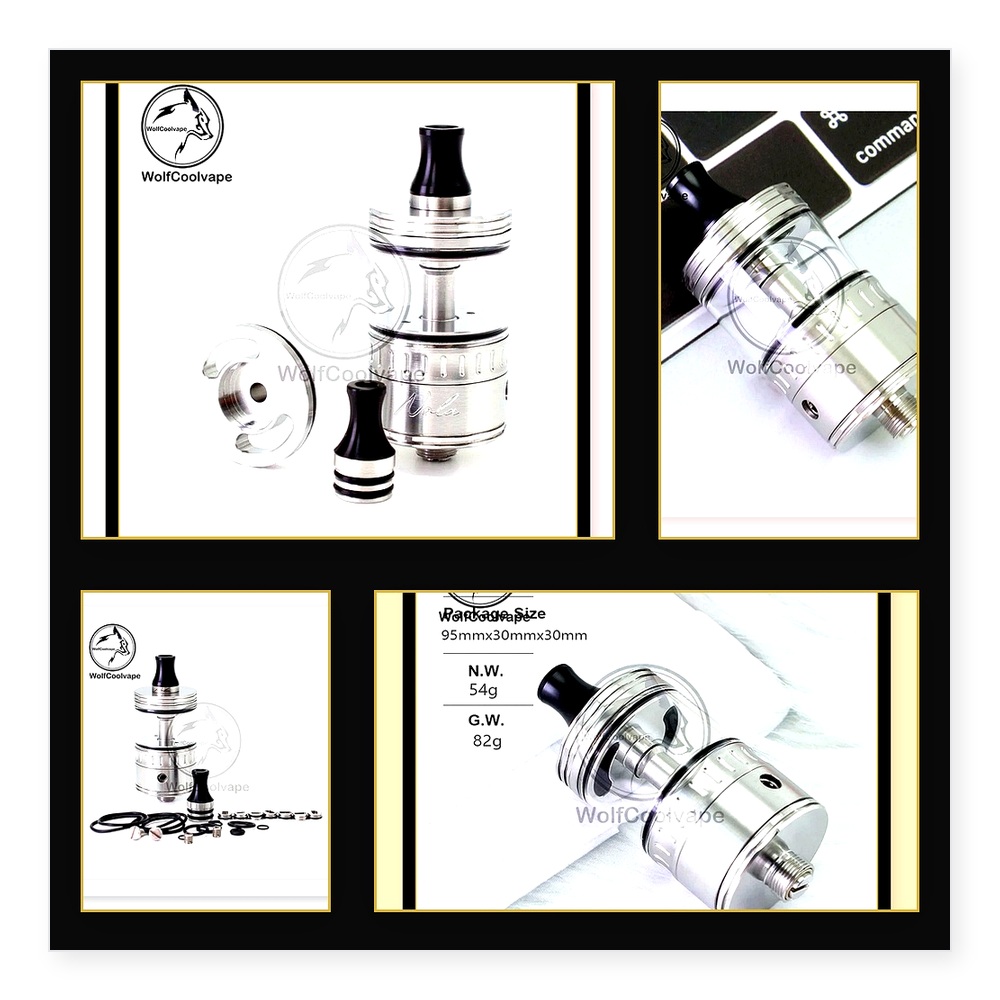 Vaping Air - Wolfcoolvape NOLA RTA 22mm Yeniden Yapılandırılabilir