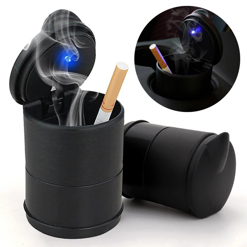 Vape Decoration - Taşınabilir Araba LED Küllük Evrensel Otomatik