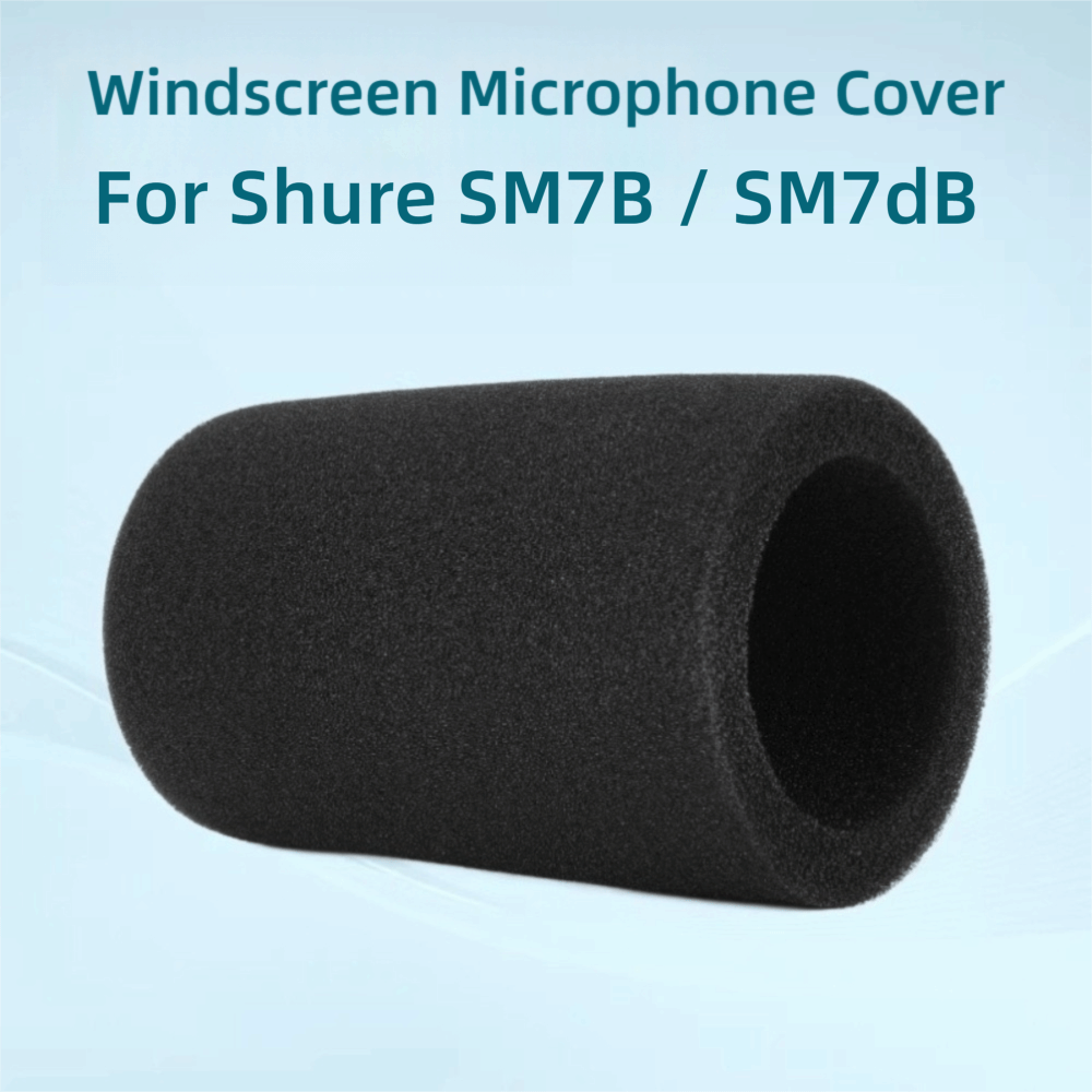 Shure Mic Sm7B - 1 adet Yedek Mikrofon Rüzgar Kalkanı,