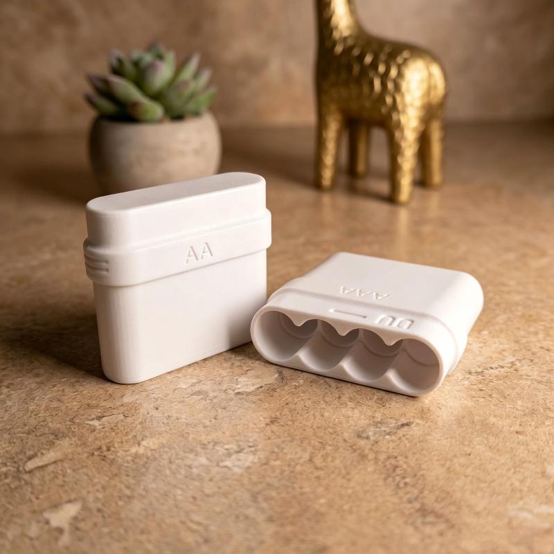 4 Yuvalı AA Pil Saklama Kutusu - Battery Case Storage incelemesi ve fiyatı