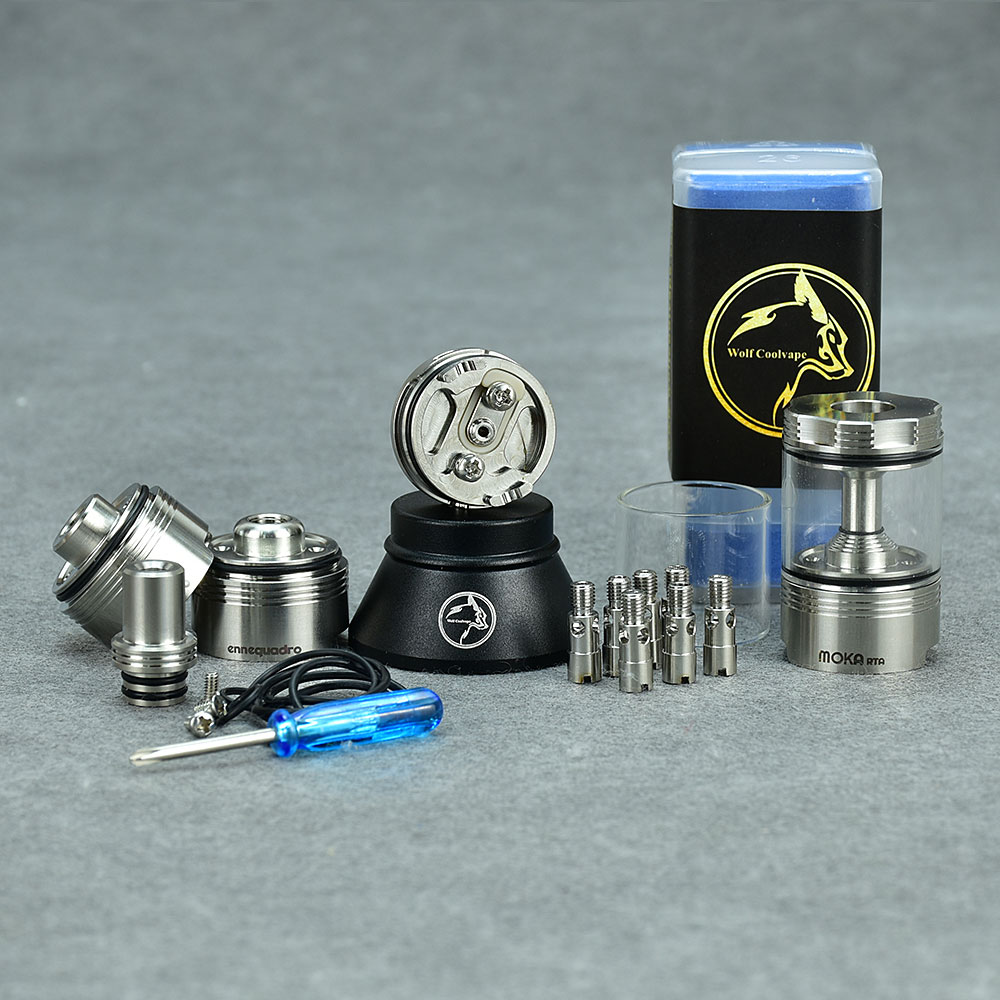 Wolfcoolvape Moka mtl RTA Yeni - Vaping Air incelemesi ve fiyatı