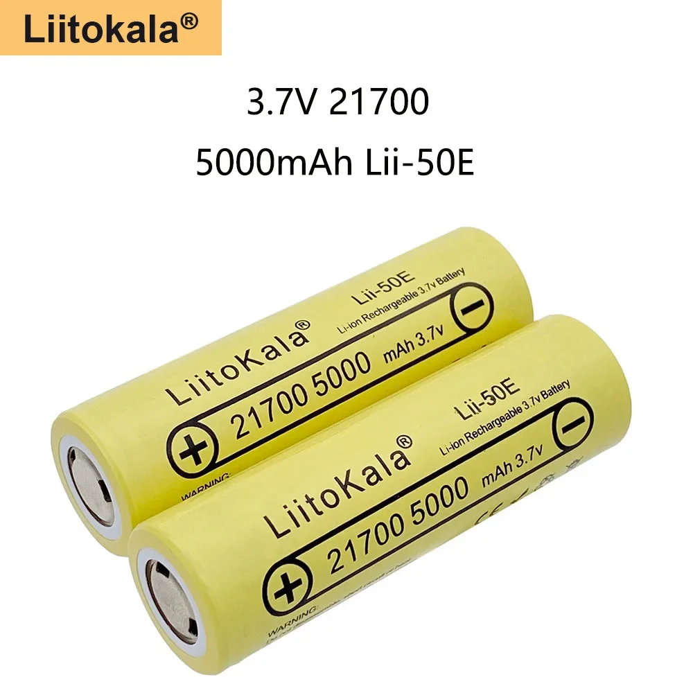 Lii-50E 3.7V 21700 LiitoKala 5 - Vape Battery 18650 incelemesi ve fiyatı