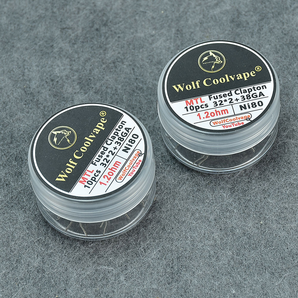 Wolfcoolvape ön inşa ısıtma te - Clapton Wire Pre Built incelemesi ve fiyatı